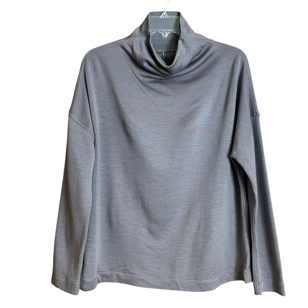 Lululemon Principal Dancer Funnel Neck pullover in lunar rock